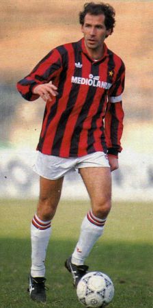 Trikot Ac Milan, NEU, Saison 90-91, Nr. 6 BARESI, Grösse L