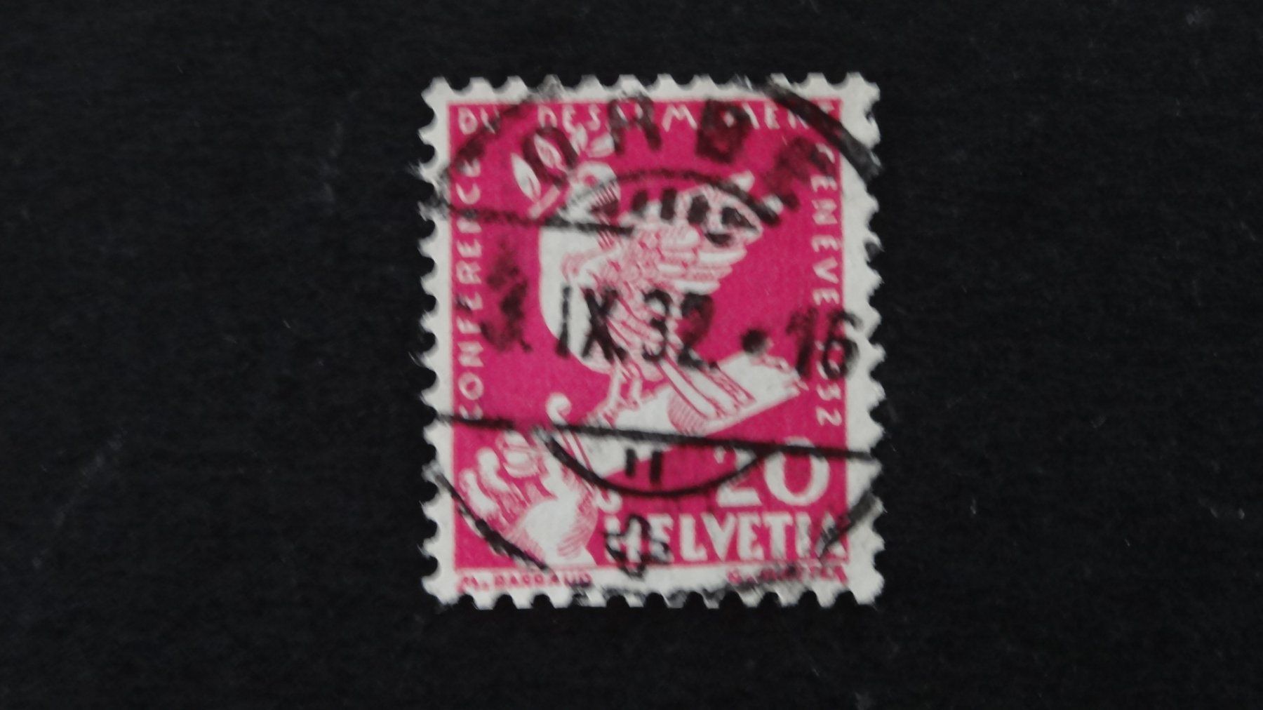 Alle Briefmarken: Vollstempel ORBE  3.IX.32    40 – Gebraucht aus Anwil von C-DAIHA