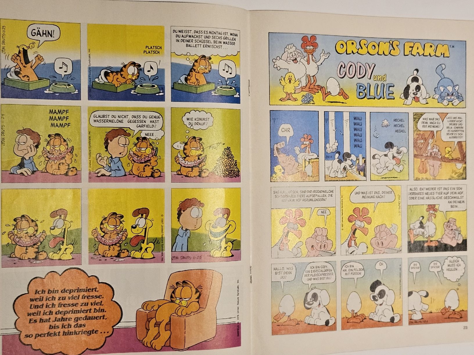 Fumetti: Garfield Comic Nr. 10/88, #WT18 – Usato da Oberdorf BL venduto da BaldenEagle 2