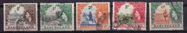 Basutoland, LOs von 6 Briefmarken ⊙,  KW € 1.80
