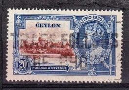 Ceylon, Mi 214 ⊙, KW € 4.00