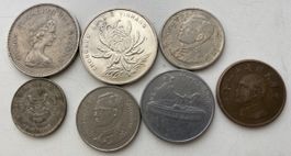 Konvolut Münzen Asien