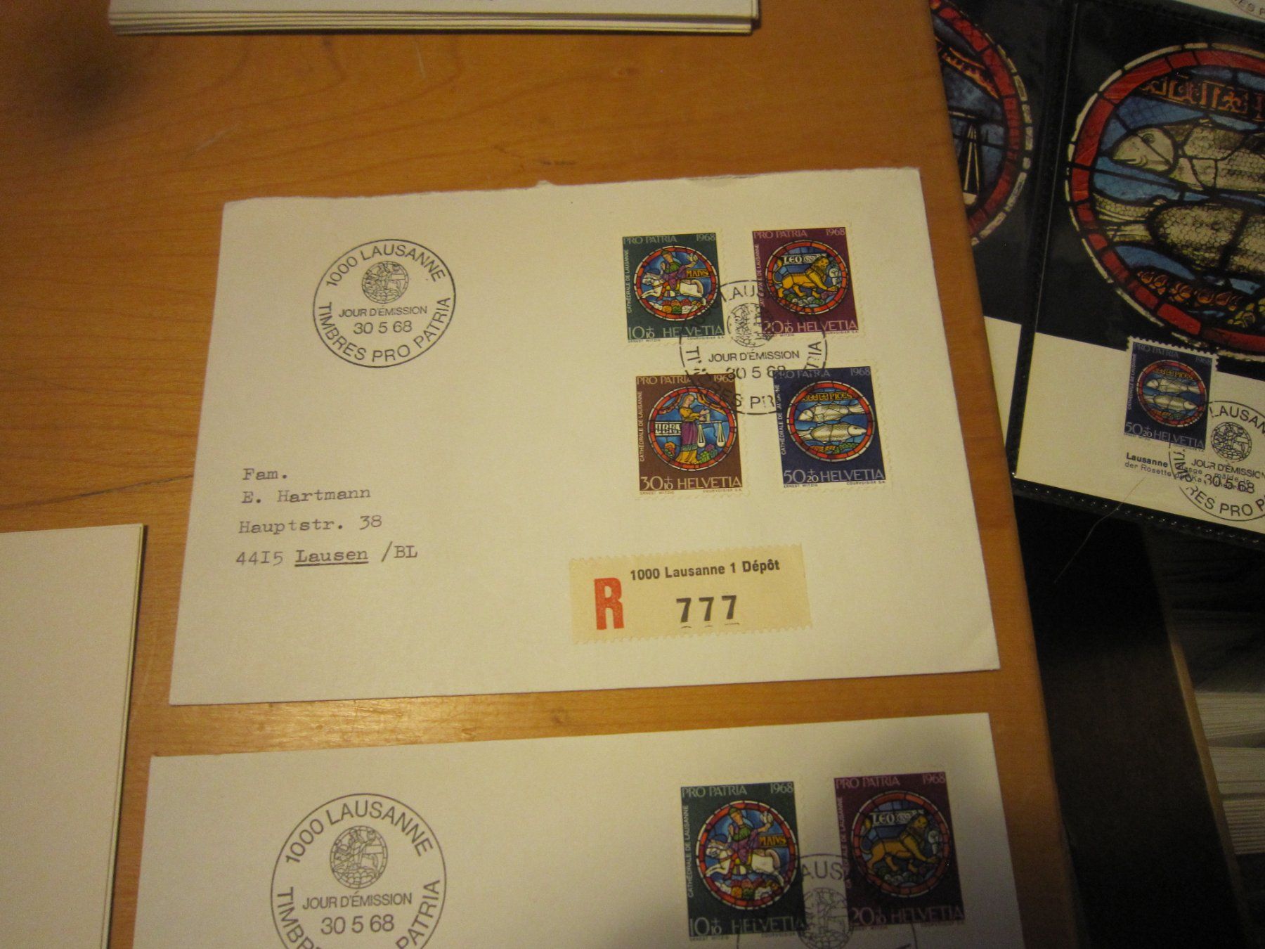 Tutti i francobolli: PP 1968 FDC Serie und einzeln auf Spezialbriefe – Usato da Gordola venduto da Polentaefung 2