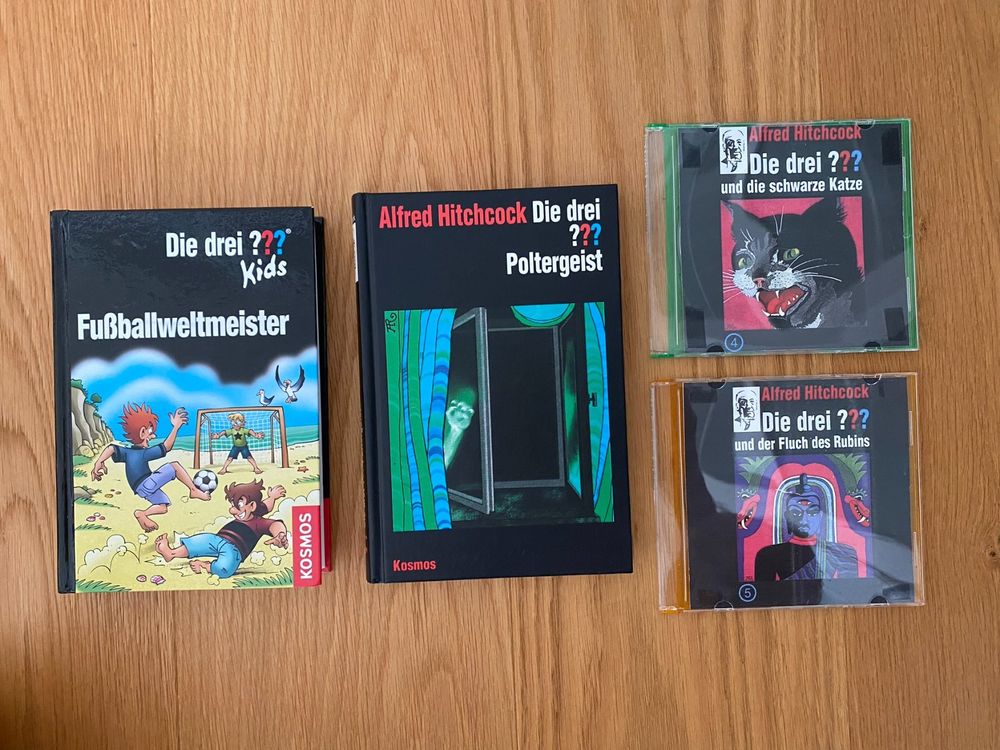 Die drei Fragezeichen - 2 Bücher und 2 CD's (Gebraucht) in Ibach für ...