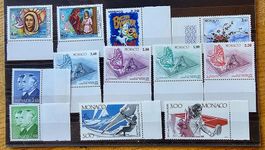 MONACO timbres neufs ** ~1987