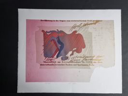 FRANZ EGGENSCHWILER GRAFIK SIGNIERT NUMMERIERT