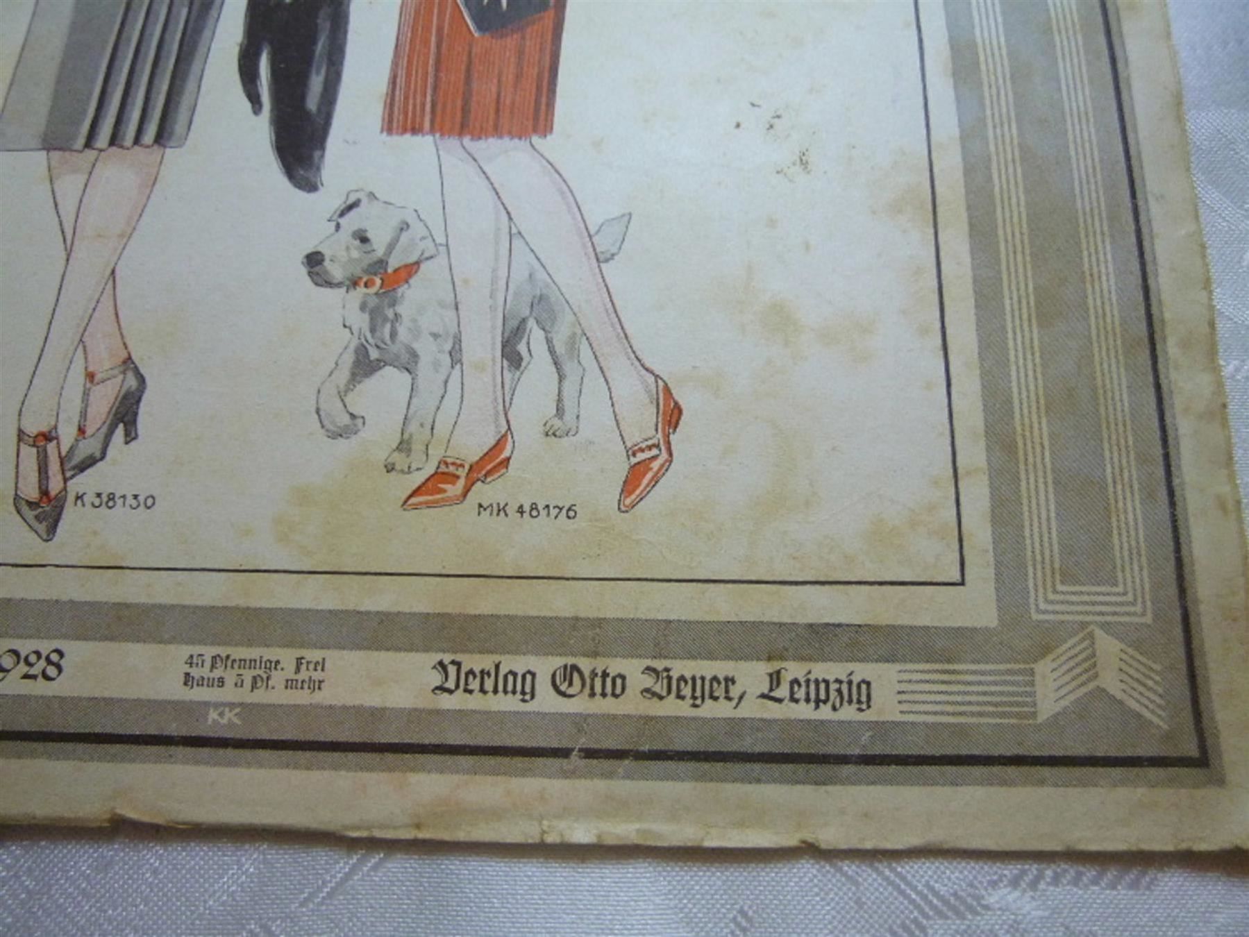 Riviste & Magazine: Beyers Mode BLATT  Art de Co 6.Ja 1928 – Usato da Luzern venduto da leseratte24 3