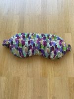 Bequeme Schlafmaske bunte Muster 🌸 100% Seide