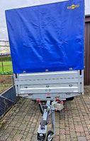 Sachentransportanhänger, kippbar mit Verdeck
