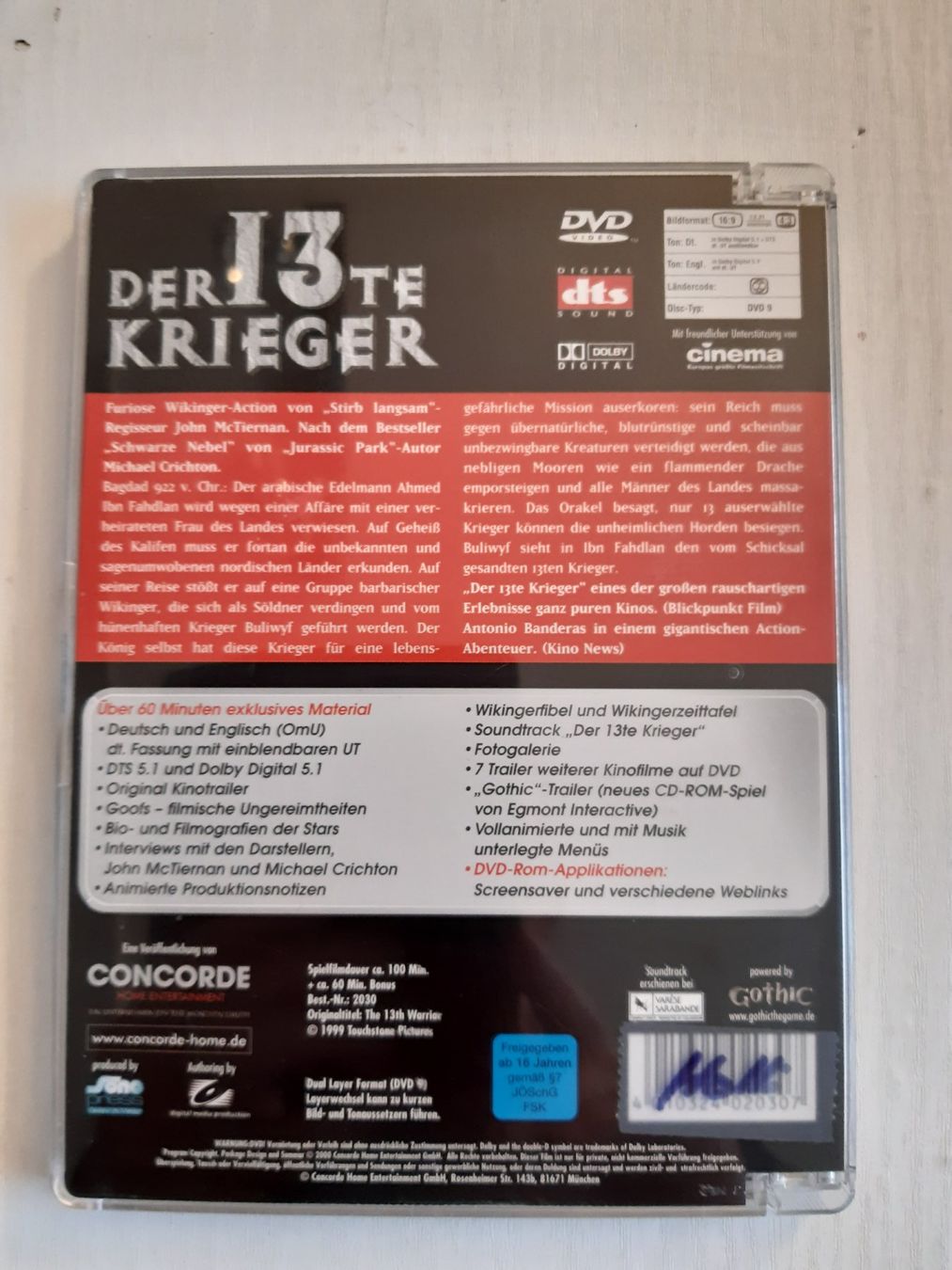 Tutti i DVDs: Der 13te Krieger – Usato da Domat-Ems venduto da nugipuff 1