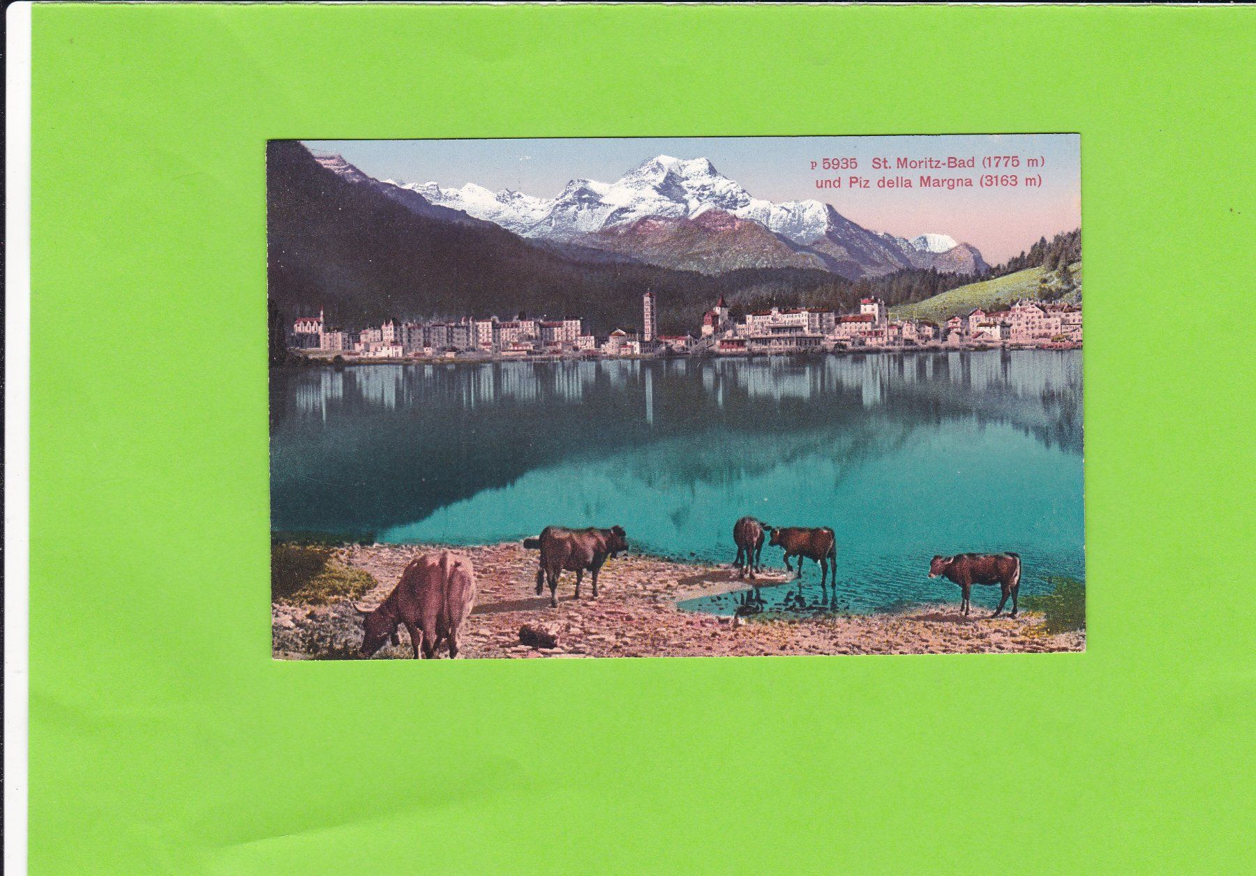 Cartoline postali: St. Moritz-Bad – Usato da St. Peterzell venduto da neckertal