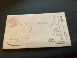 1834 URALTER BRIEF VON REINACH NACH KULM