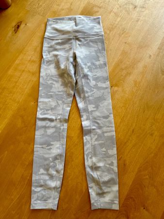 Orig. LULULEMON Leggings Camouflage TOP Zustand Gr. 4/ 34-36