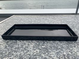Platte Keramik, NEU,  Grösse 46 cm x 20 cm, schwarz