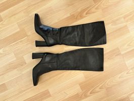 Super schöne Damen Stiefel Jonak Leder schwarz Grösse 39