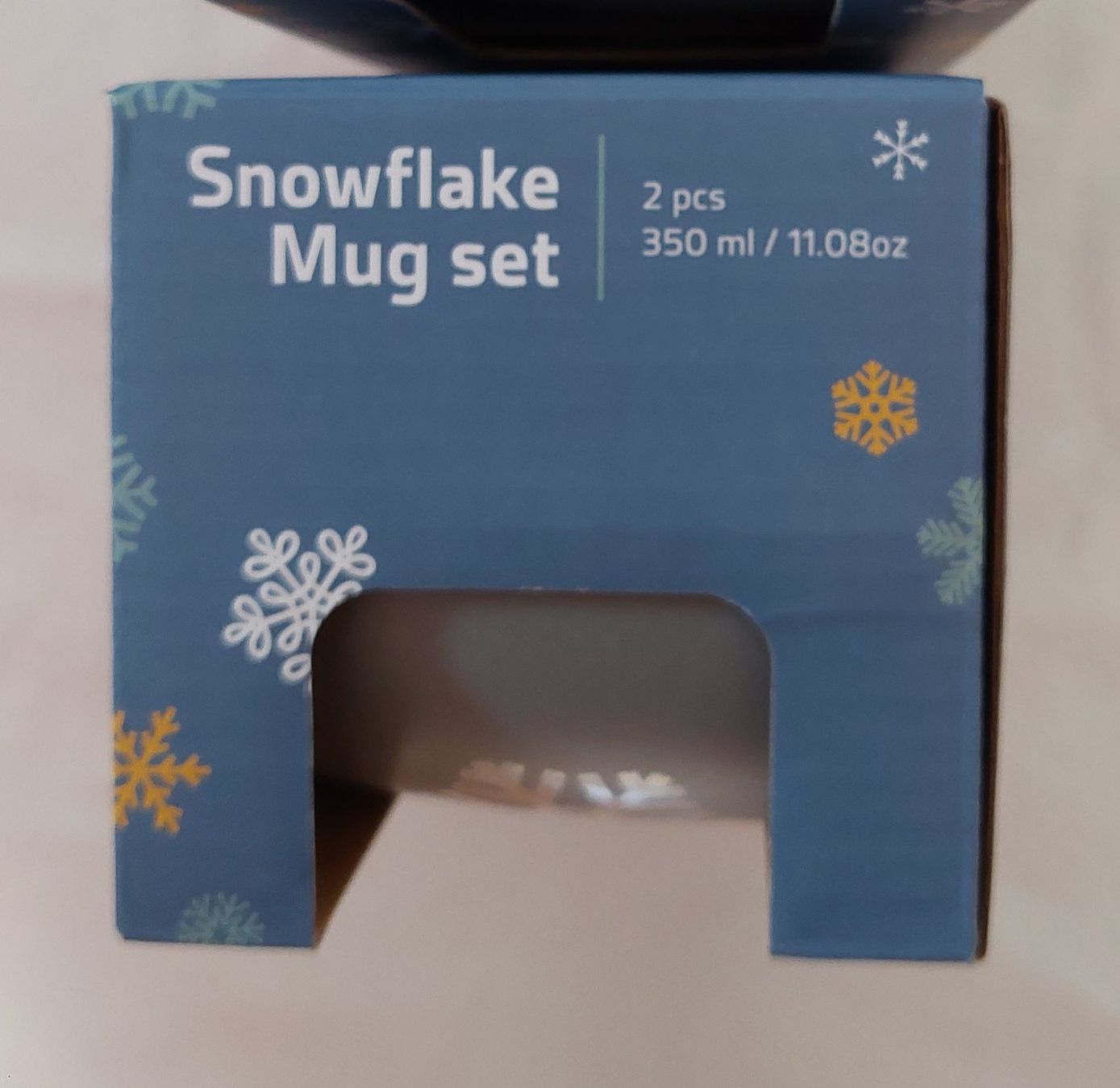 Coop Tazze: 4 Tassen mit Schneeflockenmotiv , neu – Nuovo e nell'imballaggio originale da Uitikon Waldegg venduto da Smeragol 5