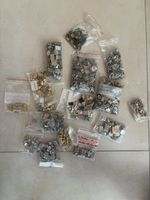 Lot Zenith, Tissot, Certina Uhrenbandteile, vergoldet, norma