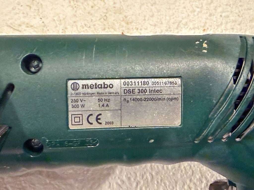 Smerigliatrici & Lucidatrici: Metabo DSE 300 Intec  Dreieckschleifer / Multischleifer – Usato da Ebikon venduto da Leonidas2 4