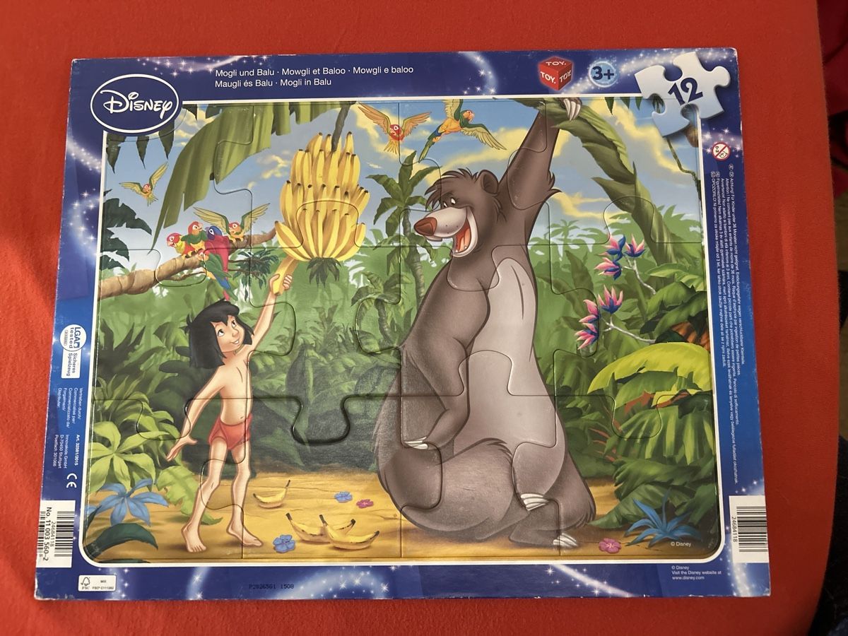 Disney Puzzle: Disney Dschungelbuch Puzzle 12 Teile – Usato da Bützberg venduto da Jolip1986
