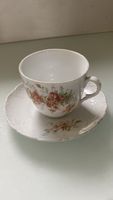 Porzellan Tasse mit Untertasse - C.T. Altwasser/Carl Tielsc
