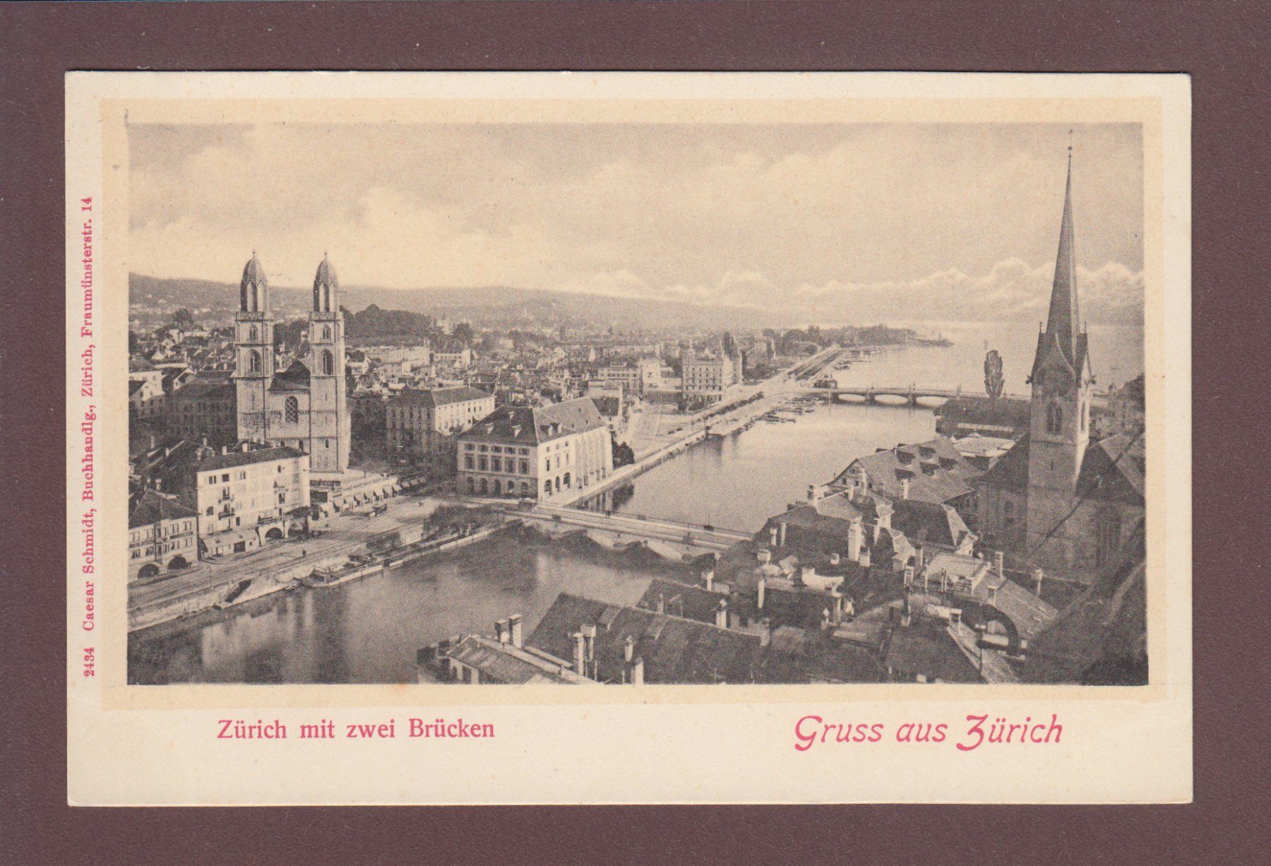 Cartoline postali: Gruss aus ZÜRICH – Usato da Pully venduto da nicecards