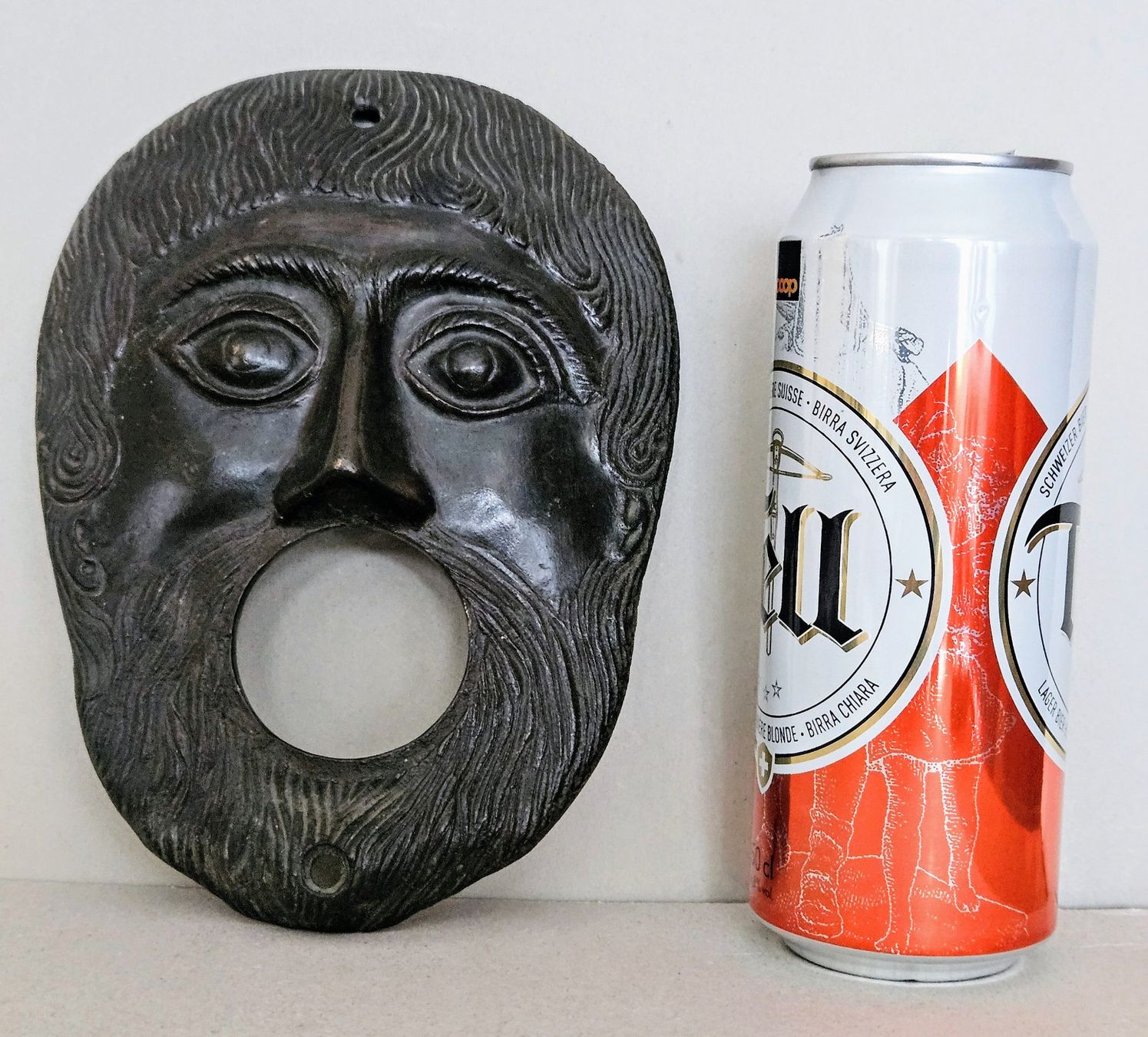 Sculture & Statue: Brunnen Maske aus Messing – Usato da Lugano venduto da Numisartes 2