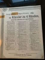 Klaviernoten 4 Hände Walzer