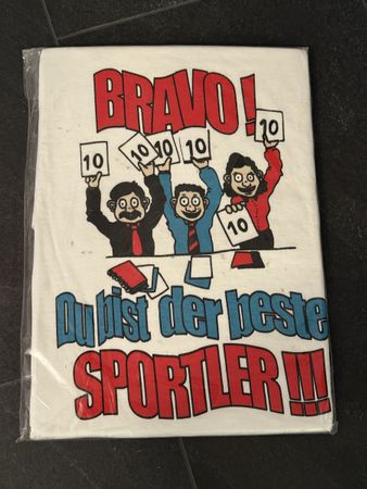 T-Shirt XL „Du bist der beste Sportler!!!“