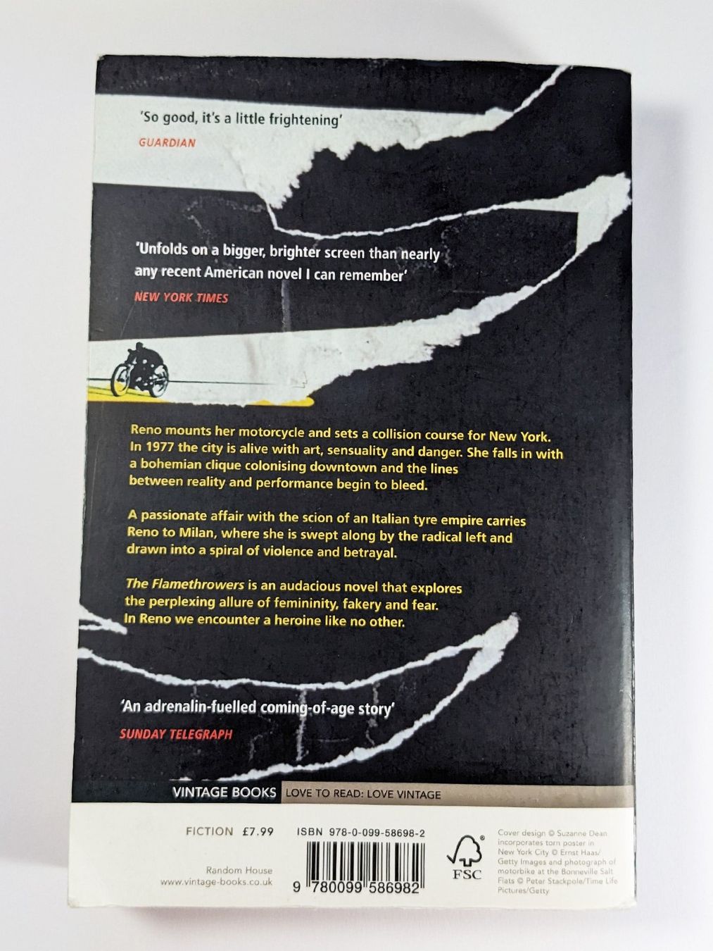 Libri: The Flame Throwers by Rachel Kushner – Usato da Meilen venduto da GypsyCat 1