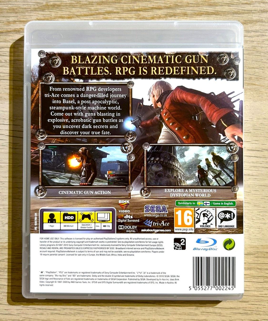 Sony Giochi: Resonance of Fate PS3 – Usato da St. Gallen venduto da Alpine.Arcade 1
