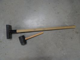 Betonstampfer, Technocraft mit Gummihammer