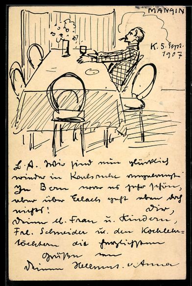 Ansichtskarten: Handgemalt sign. Hellmut Eichrodt: Karls – Gebraucht aus Berlin von bartko-reher