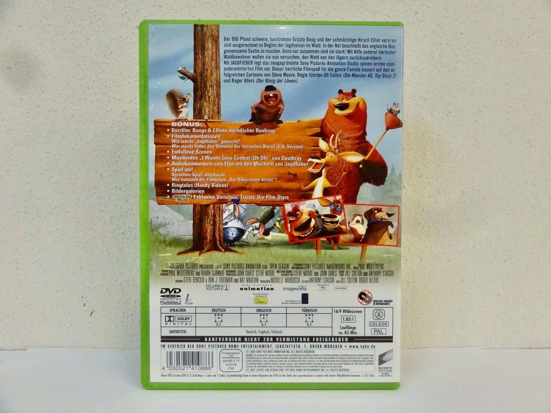 Alle DVDs: DVD JAGDFIEBER TRICKFILM – Gebraucht aus Kerzers von wisaundso 1