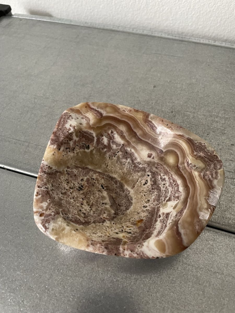 Portacenere: Vintage Onyx Aschenbecher – Usato da Basel venduto da Amechan. 4