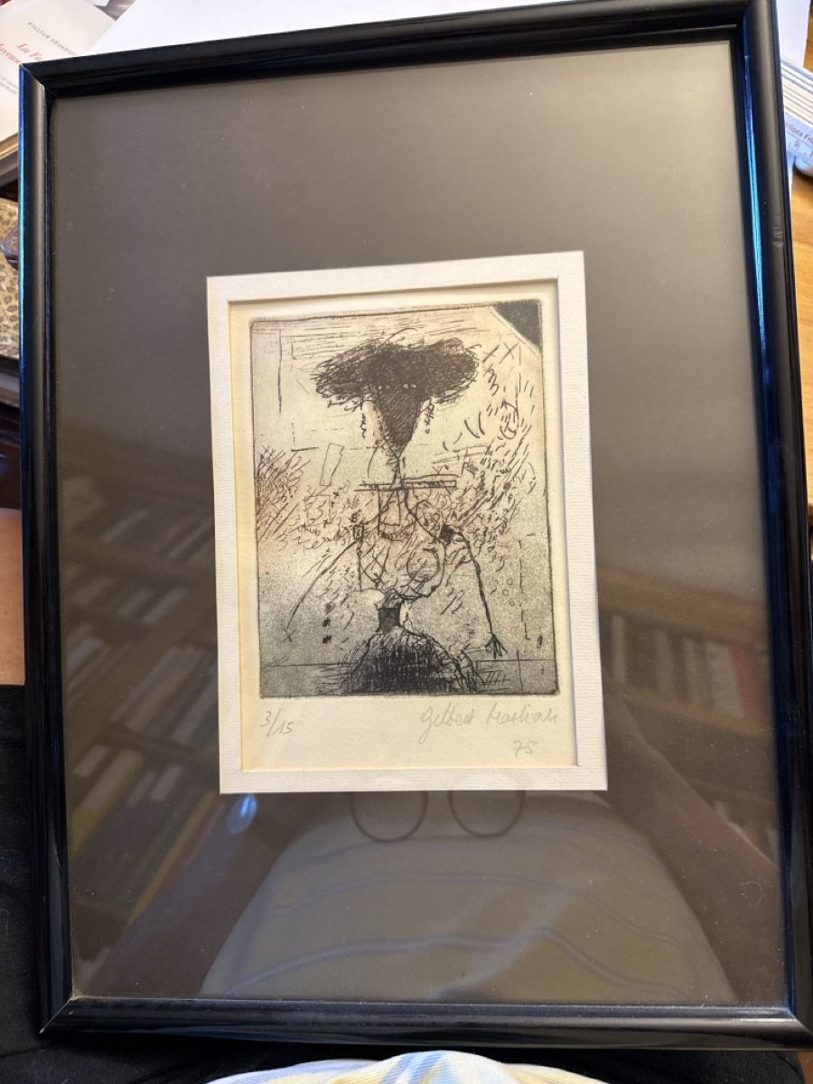Grafiken & Lithographien: MAZLIAH Gilbert petite litho sans titre – Gebraucht aus Schmitten FR von Hohezelg