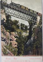 BIEL / BIENNE - Taubenloch - Train à vapeur - 1904