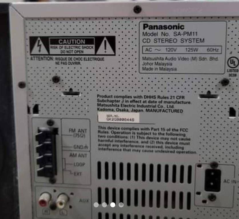 Lettore multimediale & Streamer: Panasonic Stereo Anlage – Usato da Chur venduto da Steiermark1974 4
