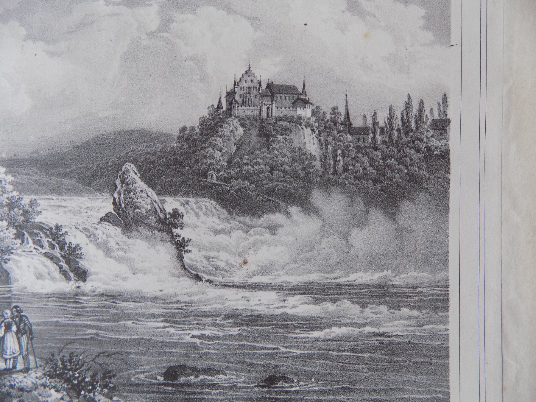 Stiche: Der Rheinfall von J.A. Pecht – Gebraucht aus Risch von Antikfee 4
