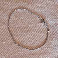 Bracelet fin en chaîne serpent, argenté