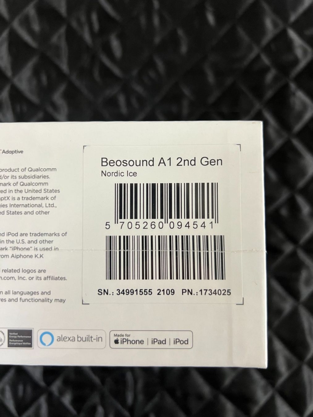Bang & Olufsen Lautsprecher: B&O Beosound A1 2nd Gen nordic Ice – Neu und originalverpackt aus Kirchberg SG von EPGaemperle 3