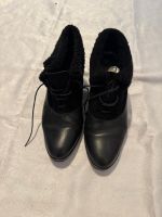 Navyboot Schnürstiefel Schwarz Gr 40 Leder Warm gefütter