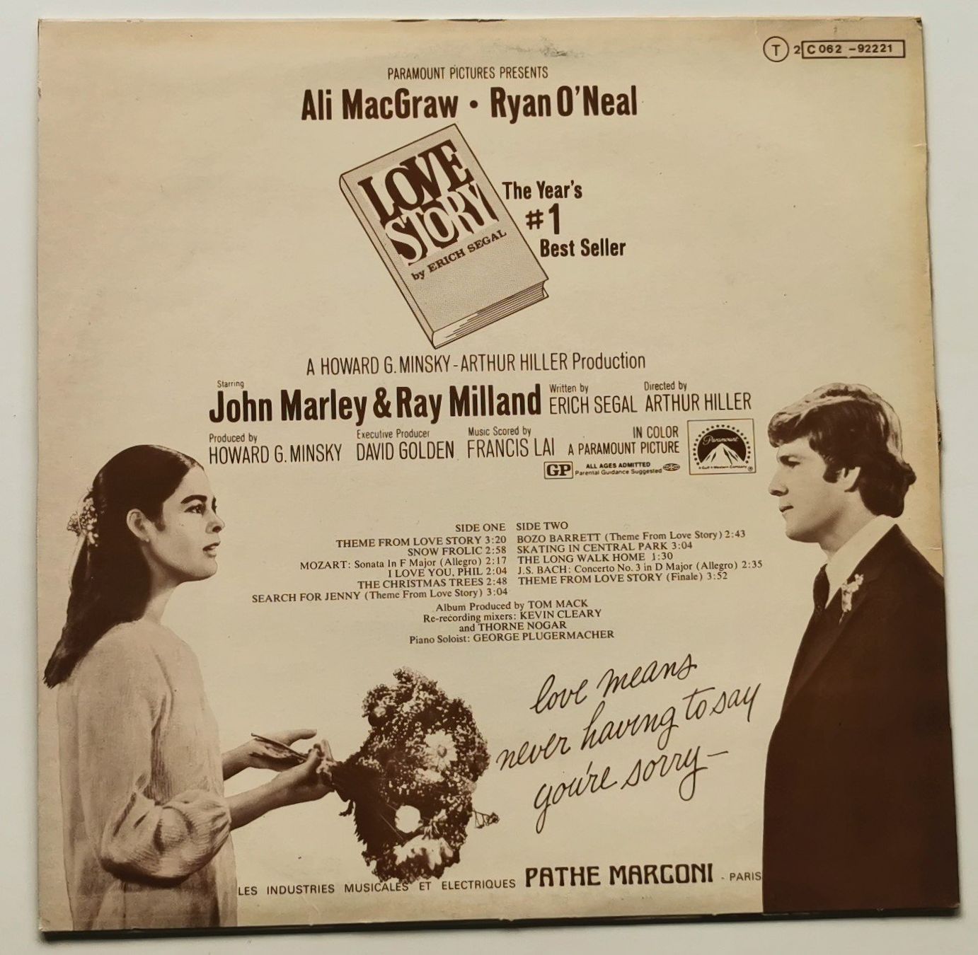 Dischi in vinile: Love Story – Usato da Oberwangen b. Bern venduto da Vittorio0 1