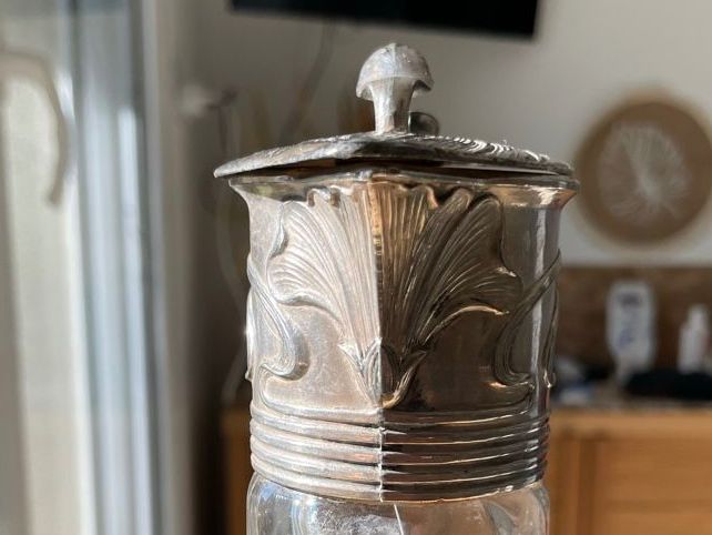Caraffe: Jugendstil Karaffe Ginko fehlerfrei – Usato da Nidau venduto da Beritundpan 2