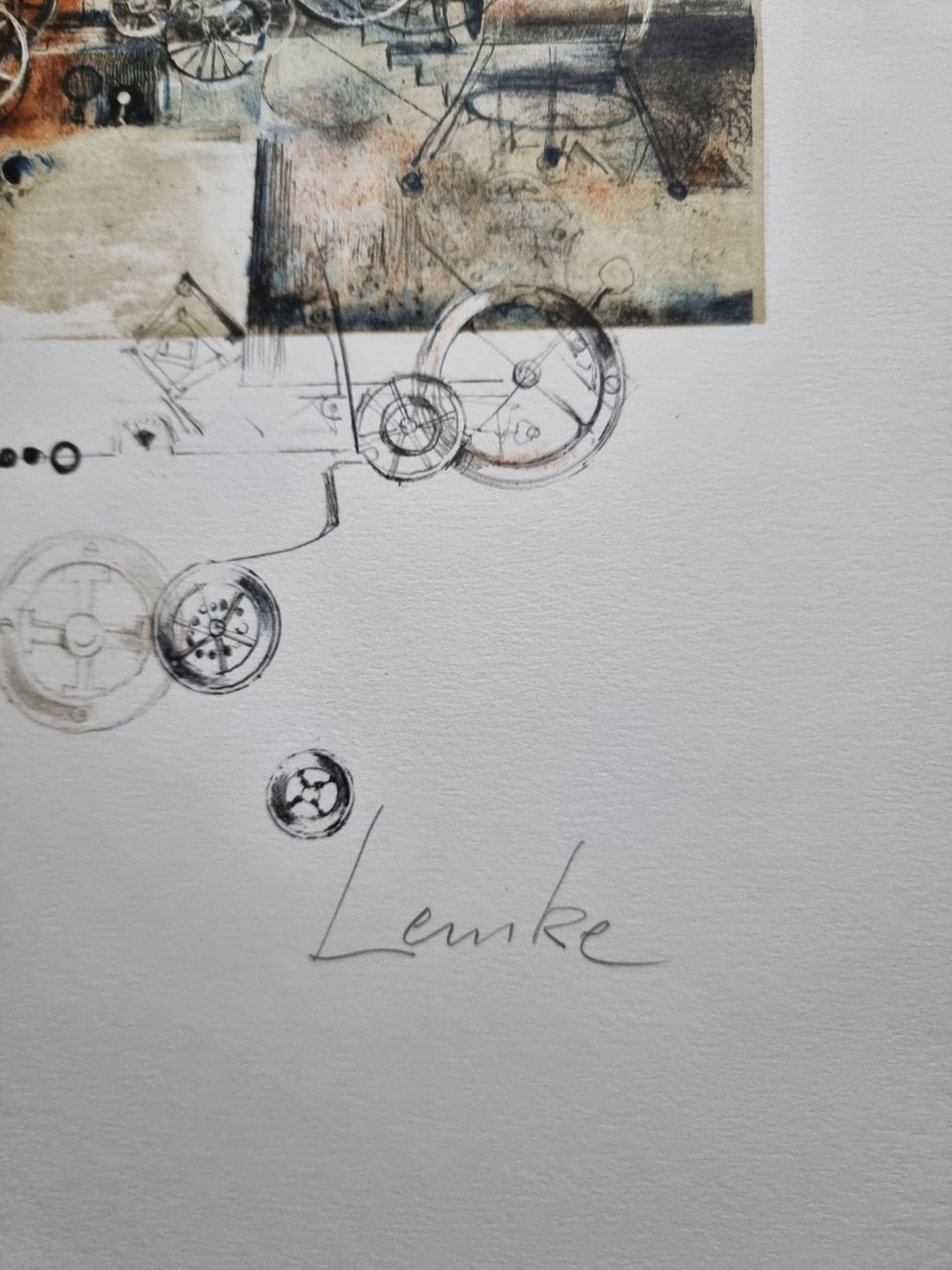 Grafica & Litografie: HORST LEMKE LITHOGRAPHIE SIGNIERT NUMMERIERT – Usato da Gersau venduto da kunst-online 3