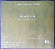 CD + Blu-Ray Leila Pfister, A. Zimmerlin
