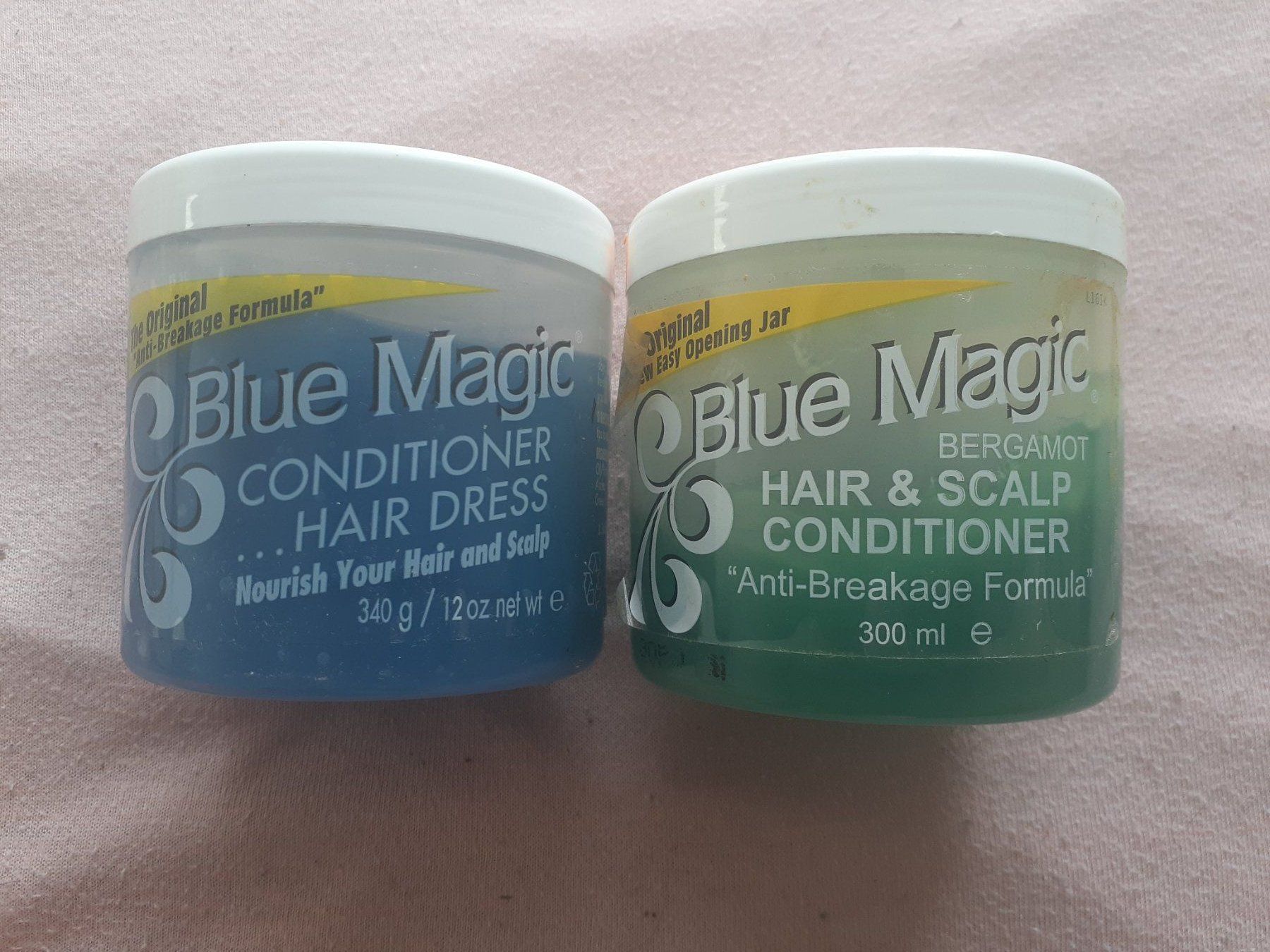 Prodotti per capelli: 2 Pots de crème cheveux Blue Magic Conditioner Bleu et Vert – Usato da Lausanne venduto da rho_h68s