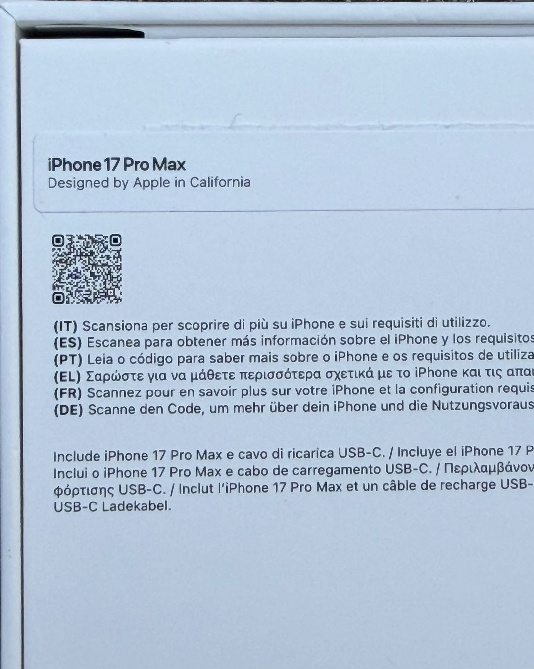 Apple Portables: iPhone 17 Pro Max, inkl. Apple Care+ – Neuf avec emballage d'origine à Muttenz par Johnny_Wishbone69 5