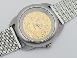 Edle Swiss Made Münzuhr Schweizer 1 Franken Münze 1934