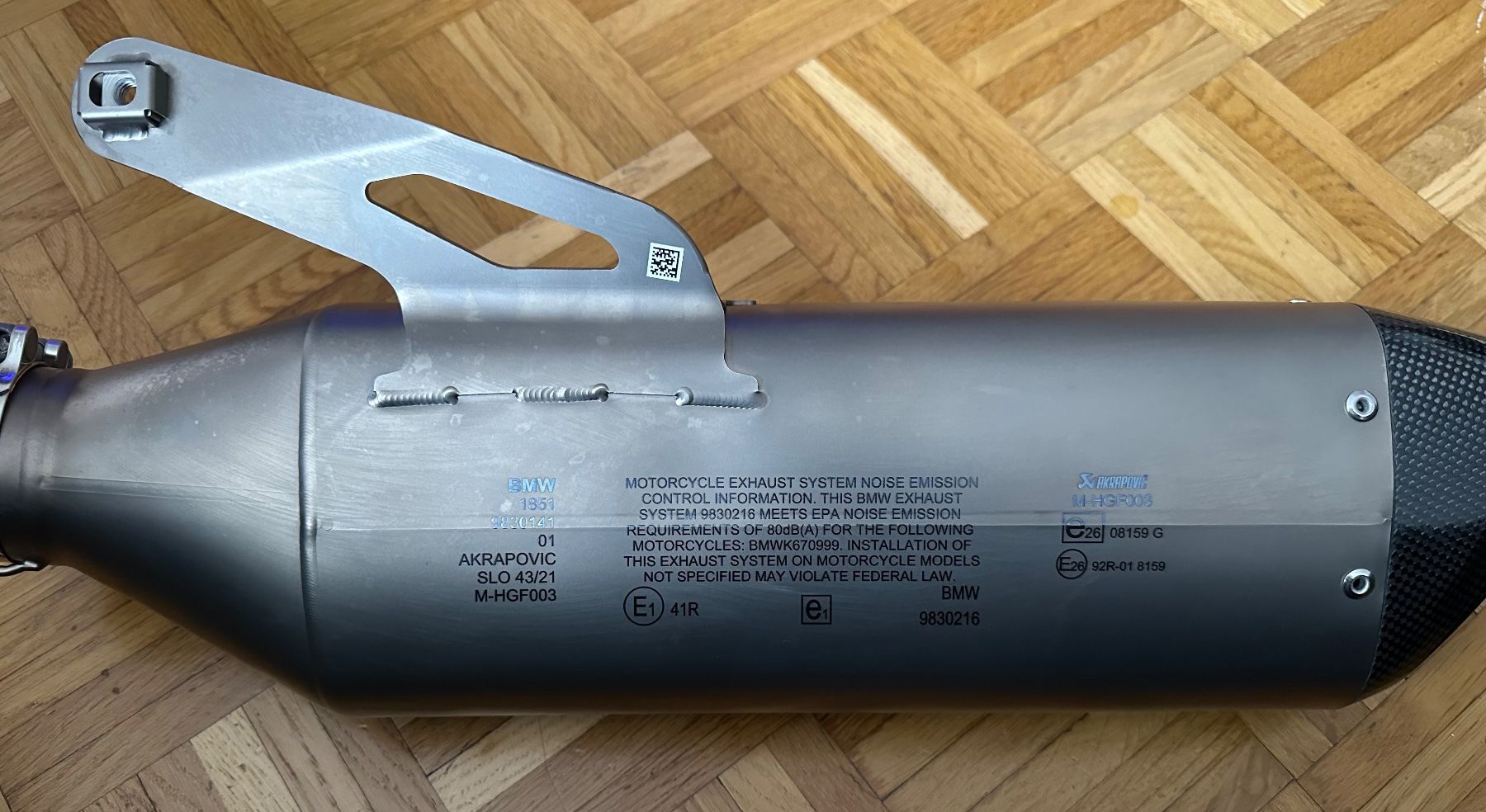 Sistemi di scarico: BMW R/S1000RR Akrapovic – Usato da Kloten venduto da Slavi75 1