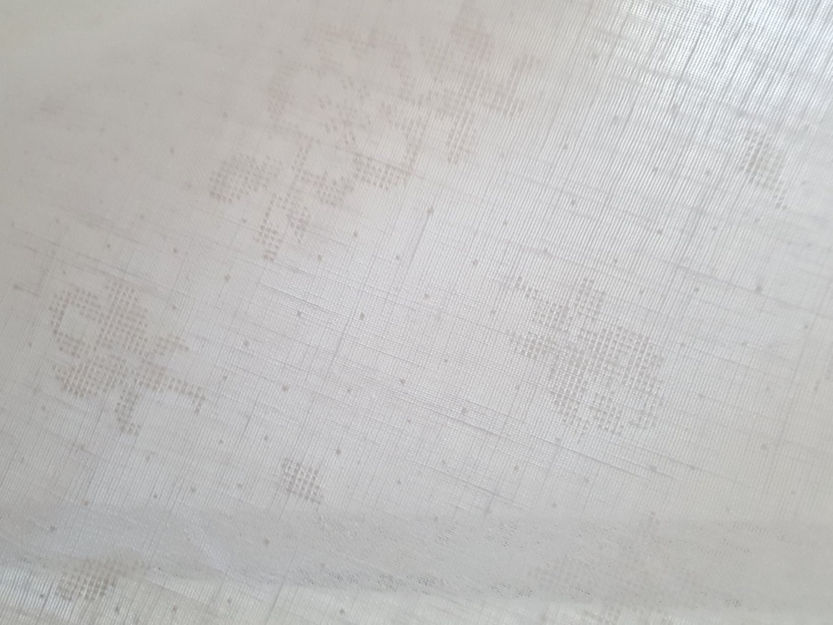 Tessuti: Stoff weiss mit Muster Baumwolle 175 x 130 cm – Nuovo e nell'imballaggio originale da geroldswil venduto da Gumball1